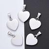 Tarnish Resistant Fashionable 304 Stainless Steel Stamping Blank Tag Pendants STAS-J002A-01-3
