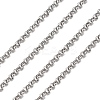 Tarnish Resistant 304 Stainless Steel Rolo Chains STAS-O076-01-1