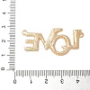 Alloy Crystal Rhinestone Word LOVE Connector Links Charms FIND-M052-09G-NR-3