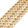 304 Stainless Steel Cuban Link Chains CHS-L020-023G-1
