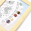 Natural Gemstone Healing Stones Picture Frame Stand AJEW-D308-01C-3