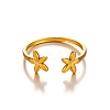 304 Stainless Steel Open Cuff Rings PW-WG0B9F2-01-1