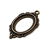 Vintage Tibetan Style Alloy Pendant Cabochon Bezel Open Back Settings LS-TIBEP-M018-40AB-NF-2