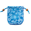 Chinese Style Flower Pattern Satin Jewelry Packing Pouches PW-WG42698-02-1