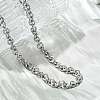 Non-Tarnish 304 Stainless Steel Rolo Chains Necklaces LS-NJEW-F297-02P-4