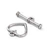 Non-Tarnish 304 Stainless Steel Toggle Clasps STAS-A092-08B-P-2