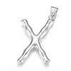 Tarnish Resistant 304 Stainless Steel Pendants STAS-G223-01P-X-1