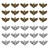 100Pcs 2 Colors Tibetan Style Alloy Pendants FIND-DC0006-17-1