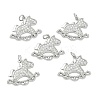 SHEGRACE Brass Micro Pave Cubic Zirconia Pendants XGRQ3D505-495P-1