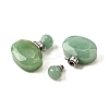 Natural Mixed Stone Perfume Bottle Pendants G-L623-07P-3