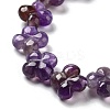 Natural Amethyst Beads Strands G-P520-A07-01-4