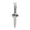 316 Surgical Stainless Steel Pendants STAS-A123-04A-AS-1