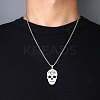 Non-Tarnish 201 Stainless Steel Pendant Necklaces for Man NJEW-Q336-04A-P-3