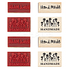 8Pcs 2 Styles Wooden Stamps DIY-OC0005-80-1