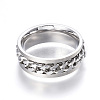 Tarnish Resistant 304 Stainless Steel Wide Band Rings LS-RJEW-G084-04P-20mm-2