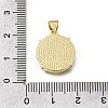 Brass Acrylic Pendants KK-G602-04B-02-3
