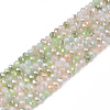 Electroplate Glass Beads Strands EGLA-S192-001A-B03-1