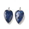 Dyed Natural Lapis Lazuli Pendants G-G012-13P-08-1