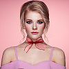1Pc Gauze Bowknot Fabric Choker Necklaces for Women NJEW-CP0001-06A-7