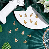 14Pcs Brass Micro Pave Cubic Zirconia Pendants KK-BBC0022-14-4