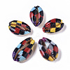 Printed Natural Cowrie Shell Beads SSHEL-R047-01-E01-2