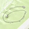 304 Stainless Steel Cable Chain Bracelets for Women BJEW-A036-20P-3