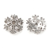 Brass Micro Pave Clear Cubic Zirconia Bead Caps KK-K278-48A-P-1