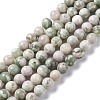 Natural Peace Jade Beads Strands X-G-G905-07-6MM-2