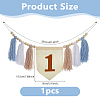 Bohemian Cotton Braided Tassel Banners AJEW-WH0752-049A-2