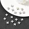 SHEGRACE Brass Beads XGR0110P-128P-4