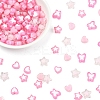 200Pcs 5 Styles Transparent Acrylic Beads TACR-FS0001-54A-2