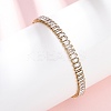 304 Stainless Steel Pave Clear Cubic Zirconia Tennis Bracelets BJEW-G754-03G-01-1