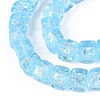 Handmade Foil Glass Beads Strands FOIL-Q002-04C-3