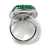 304 Stainless Steel Open Cuff Rings RJEW-C079-12P-4
