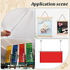 10 Sets PVC Poster Hanger Strip for Display AJEW-GF0012-37-3
