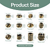 48Pcs 12 Style Tibetan Style Brass Beads KK-KS0001-23-3