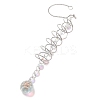 Spiral Alloy Hanging Ornaments HJEW-Q012-01C-3