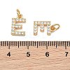 SHEGRACE Brass Micro Pave Clear Cubic Zirconia Pendants XGRQ29248-394G-E-3