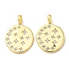 Brass Micro Pave Cubic Zirconia Pendants X-KK-Q809-06G-1