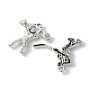 32Pcs 8 Styles Tibetan Style Sports Theme Alloy Pendants FIND-FS0002-37-3