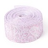 Floral Pattern Printed Grosgrain Ribbon OCOR-I010-04B-1