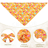 4Pcs 4 Styles Triangle Polyester Pet Handkerchi AJEW-CP0006-08A-03-5
