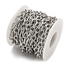 304 Stainless Steel Oval Link Chains CHS-G038-05P-3