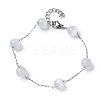 304 Stainless Steel Cable Chain Bracelets BJEW-C094-01P-06-4