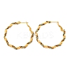 304 Stainless Steel Hoop Earrings EJEW-S250-03G-4