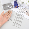 20Pcs Women's 304 Stainless Steel Curb Chain Necklaces Set STAS-SC0008-07-3