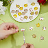 24Pcs 4 Styles Alloy Enamel Pendants ENAM-HY0001-56-3