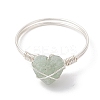 Gemstone Finger Rings RJEW-TA00232-02-4