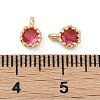 Brass Pave Cubic Zirconia Pendants KK-H204-03KCG-05-3