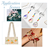 24 Strands 24 Colors Imitate Austrian Crystal Bicone Frosted Glass Beads Strands GLAA-AR0001-58-6